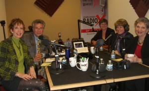 l-r: Deborah Schwartz Griffin, host Dr. Tim Morrison, host Vanessa Lowry, Essie Escobedo, and Linda Zuk